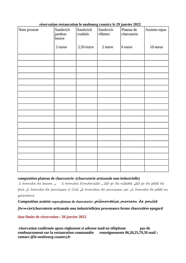 fiche restauration janvier 2022